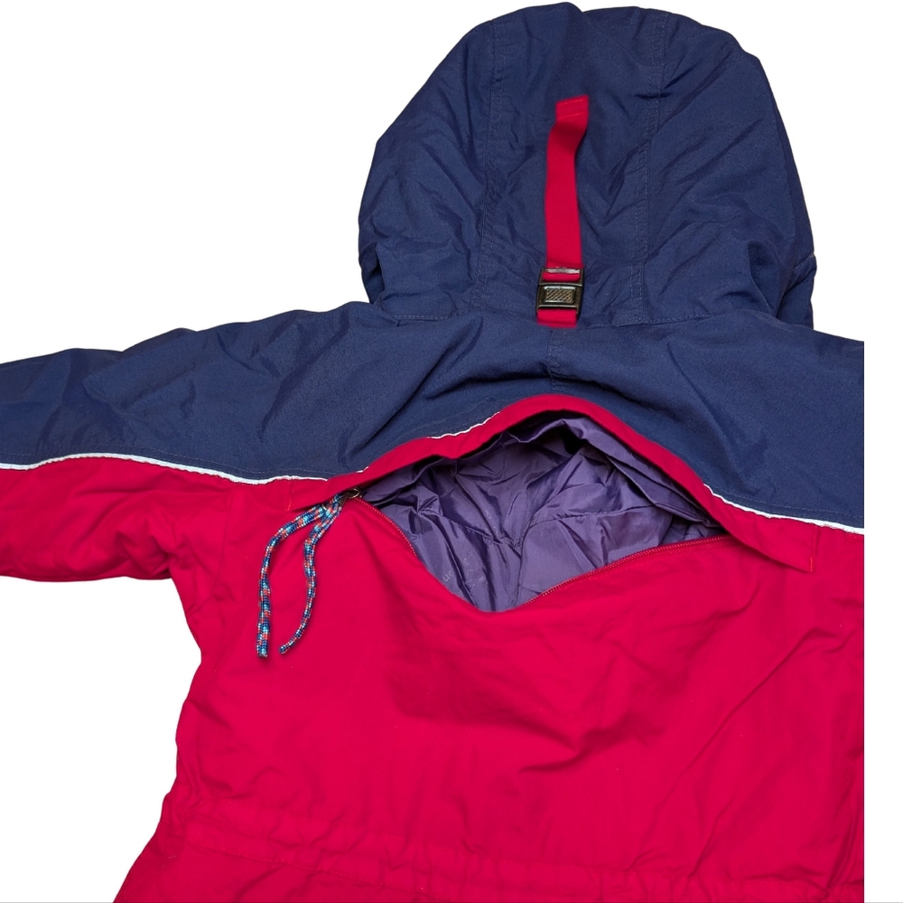 Vintage Patagonia Toddler Snowsuit 3T Blue Red - Picture 4 of 13